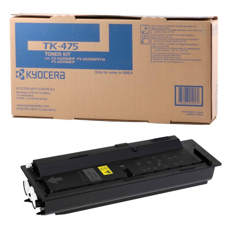 Тонер-картридж Kyocera TK-475 15 000 стр. для FS-6030MFP/ 6530MFP/ 6525MFP/ 6025MFP/ 6025MFP/ B (1T02K30NL0)
