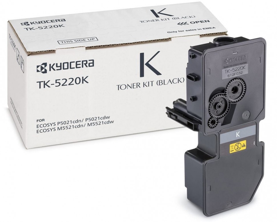 Тонер-картридж Kyocera TK-5220K 1 200 стр. Black для P5021cdn/ cdw, M5521cdn/ cdw (1T02R90NL1)