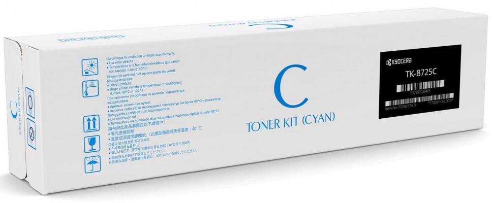 Тонер-картридж Kyocera TK-8725C 30 000 стр Cyan для TASKalfa 7052ci/ 8052ci (1T02NHCNL0)