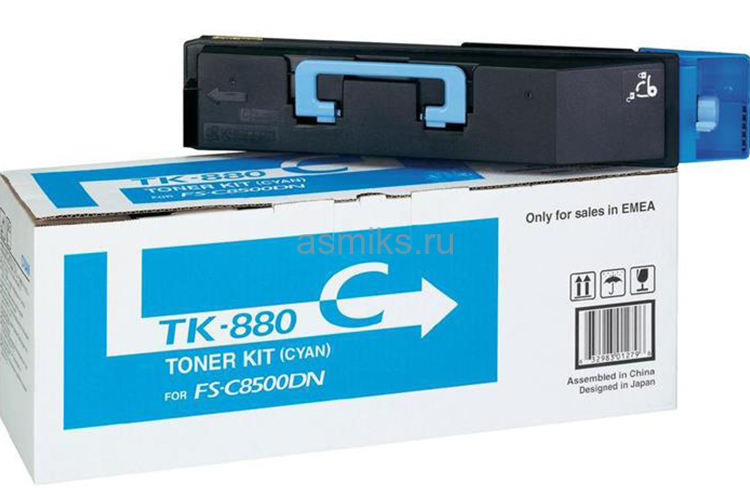 Тонер-картридж Kyocera TK-880C 18 000 стр. Cyan для FS-C8500DN (1T02KACNL0)