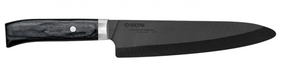 Керамический нож Kyocera Wooden handle, Professional Chef's Knife, 18 cm (ALE020325)