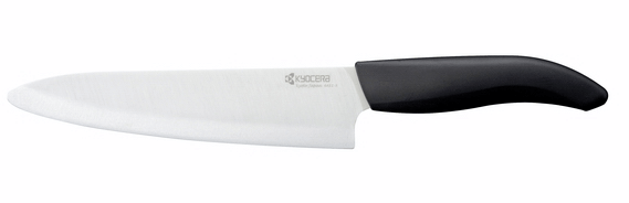 Узкий керамический нож Kyocera шеф-повара 14 см с чехлом, FK-140WH-S (ALE020334S)